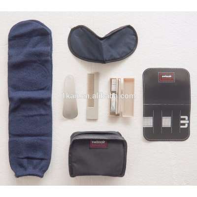 Airline Made in China Travel Promotional Fashion PU Cosmetic Bags Pvc make up brushes bag amenities