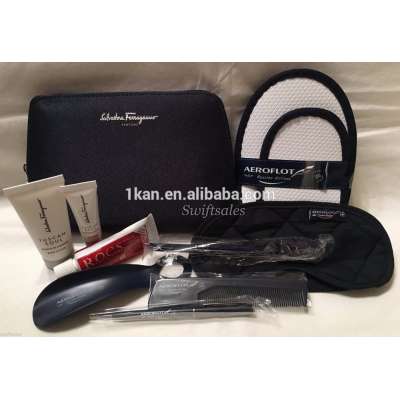 American Airlines Business First Class Travel Cosmetic Amenities Kit Toiletry Bag